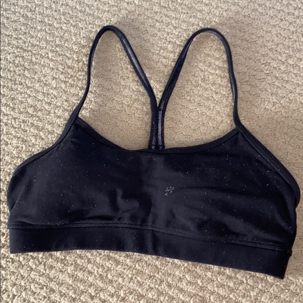 Lululemon black sports bra